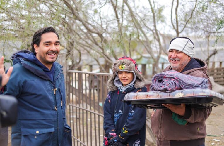 Agradecieron vecinos de Vientos de Cambio visita de Carlos Peña Ortiz