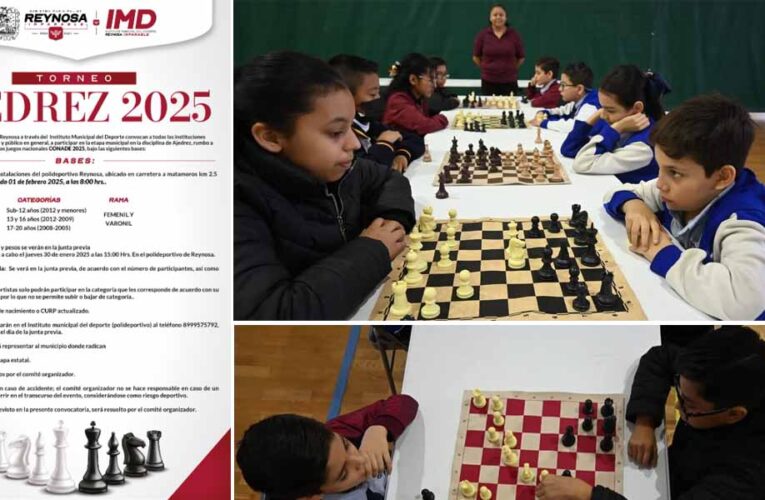 Inscríbete en el Torneo Municipal de Ajedrez