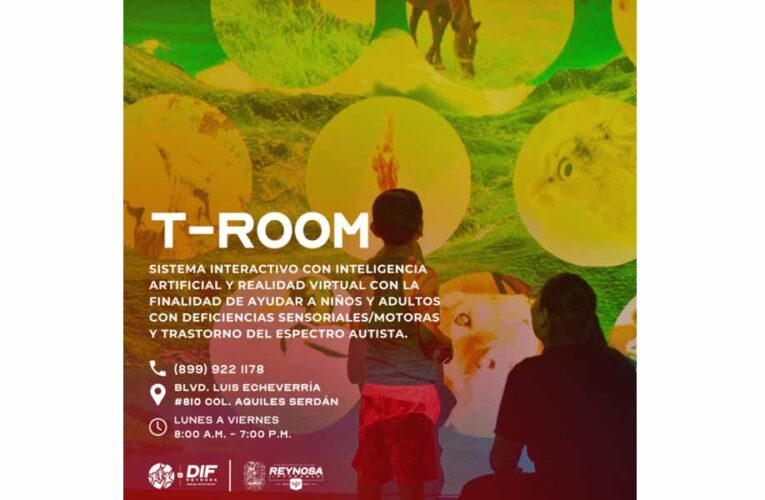 Cuenta DIF Reynosa con T-Room, un espacio innovador en apoyo a familias