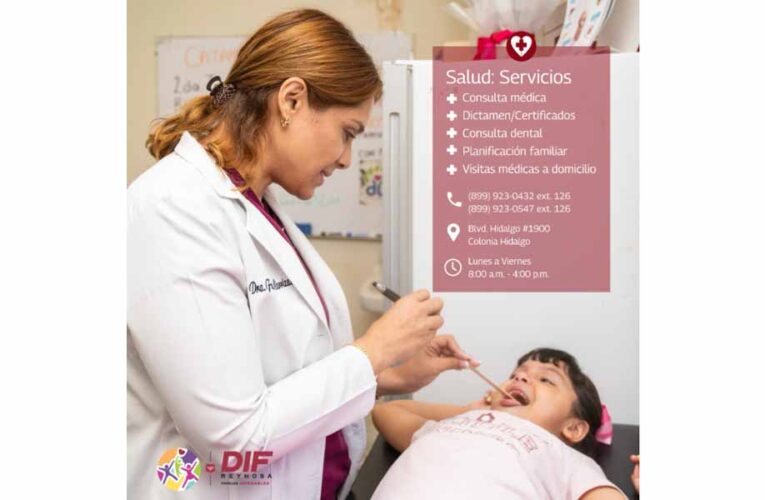Ofrece Alcalde Carlos Peña Ortiz servicios médicos gratuitos en DIF