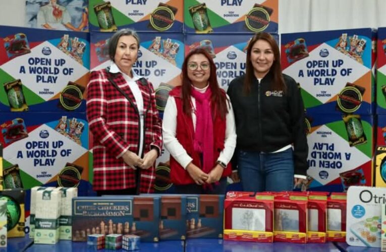 Recibe DIF Reynosa donación de Save the Children México y Spin Master México