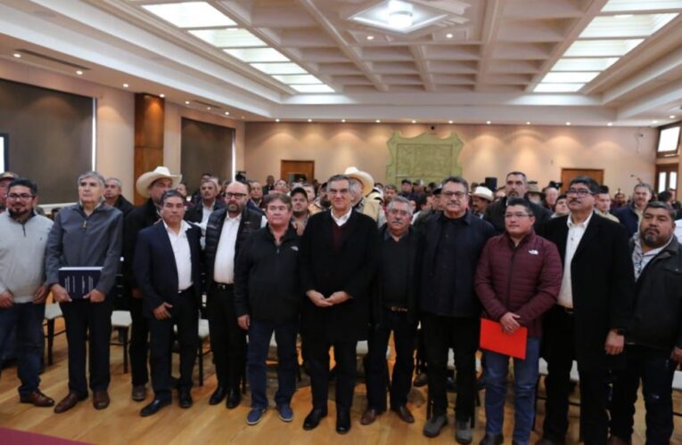 Firman trascendental acuerdo en Tamaulipas; tecnificarán Distrito de Riego 026 con inversión de 4,100 MDP