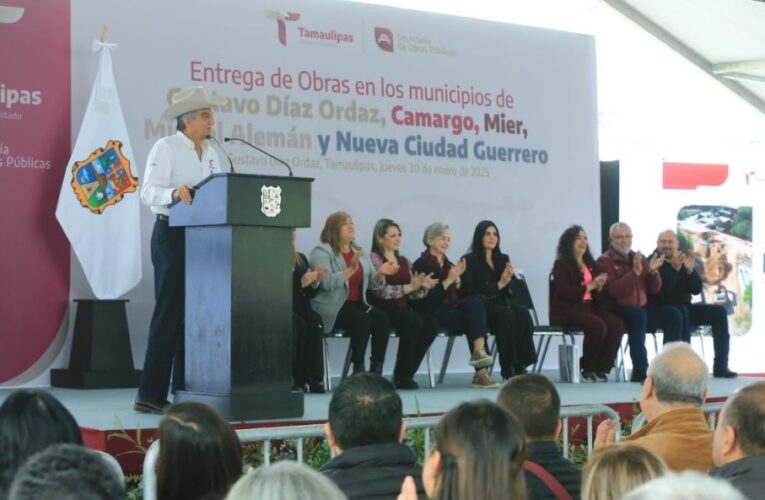 Impulsa Américo a los cinco municipios de La Ribereña con 243.6 MDP en obras