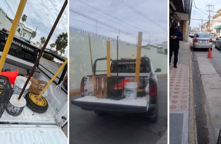Exhorta Tránsito y Vialidad de Reynosa a no bloquear estacionamiento público