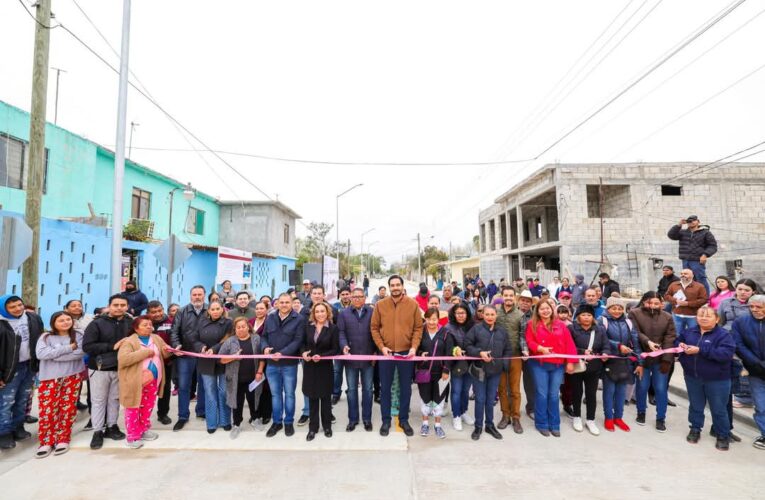 Inauguró Carlos Peña Ortiz pavimentación por más de 4.6 MDP en la colonia Satélite