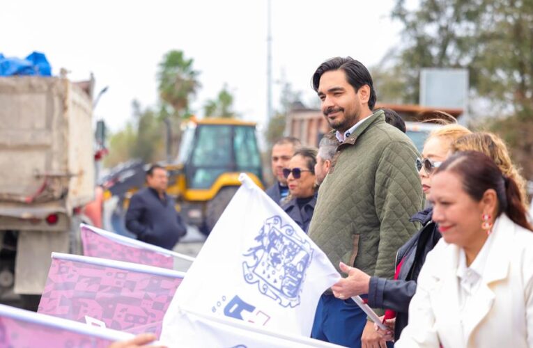 Inició Alcalde Carlos Peña Ortiz Programa de Rehabilitación asfáltica en bulevar Puerta Del Sol