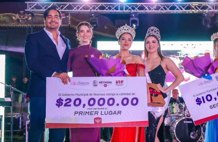 Coronó Carlos Peña Ortiz a la Señorita Fiestas de Aniversario Reynosa 2025