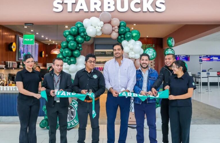 Inauguró Carlos Peña Ortiz tercera sucursal Starbucks en Reynosa