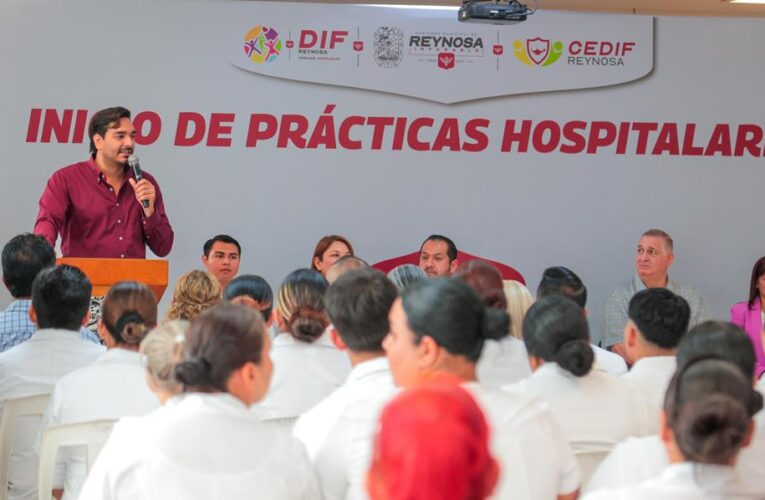 Ofrece Alcalde Carlos Peña Ortiz oportunidad de crecimiento y aprendizaje con prácticas hospitalarias