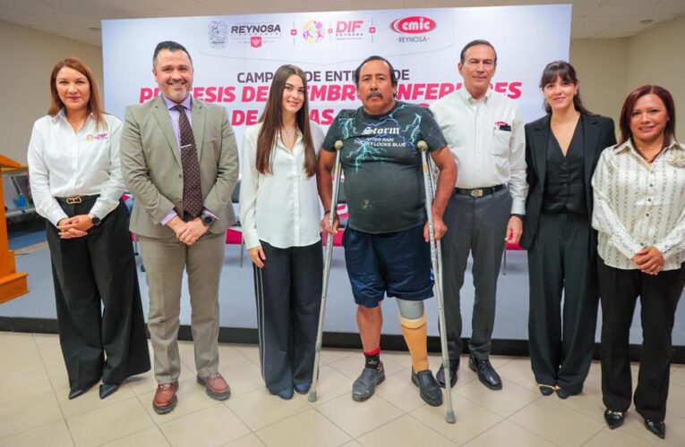 Familias agradecen mayor movilidad con entrega de prótesis y sillas de ruedas PCI