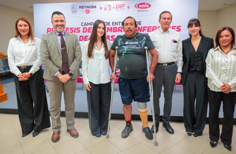 Volvemos a una vida más plena: beneficiario de prótesis en Reynosa