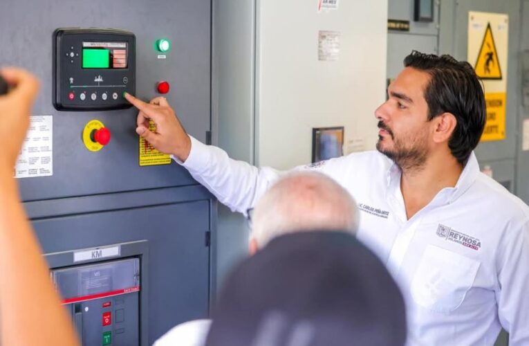 Supervisó Carlos Peña Ortiz Planta Eléctrica de Emergencia con inversión de más de 8.7 MDP