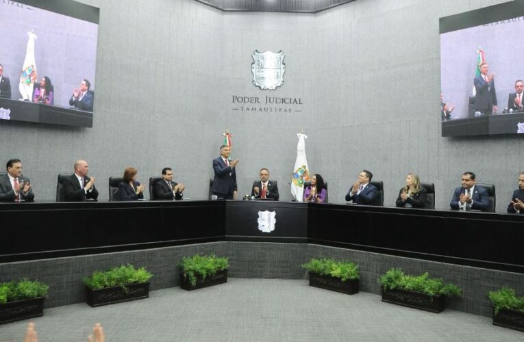 Avanza con certidumbre renovación del Poder Judicial en Tamaulipas: Américo Villarreal