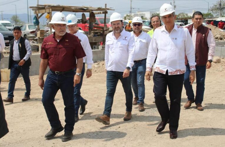 Constata gobernador avance en la construcción de la Ciudad Judicial en Victoria