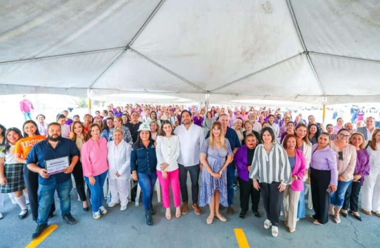 Inauguró Carlos Peña Ortiz el mural «Mujeres Imparables» en el DIF Central de Reynosa