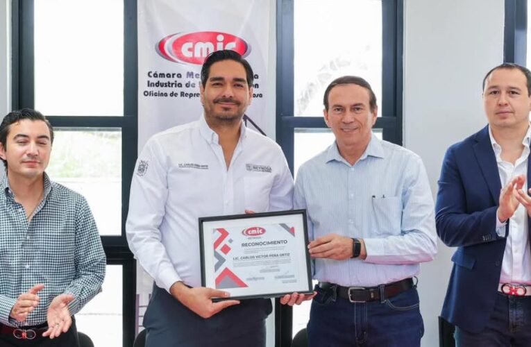 Recibió Carlos Peña Ortiz donativo por 1.5 MDP de CMIC-Reynosa