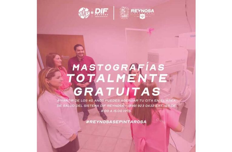 Apoya DIF Reynosa a mujeres con mastografías gratuitas