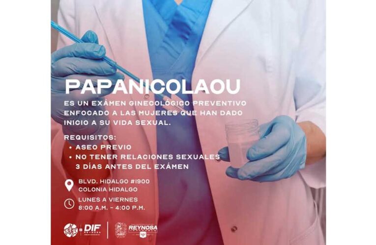 Invita DIF Reynosa a mujeres a realizarse el examen de Papanicolaou