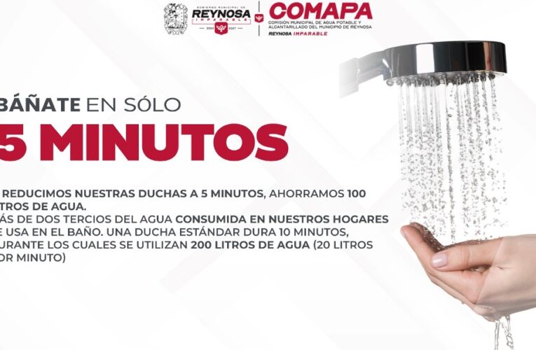 Exhortan Gobierno de Reynosa y COMAPA a utilizar el agua con responsabilidad