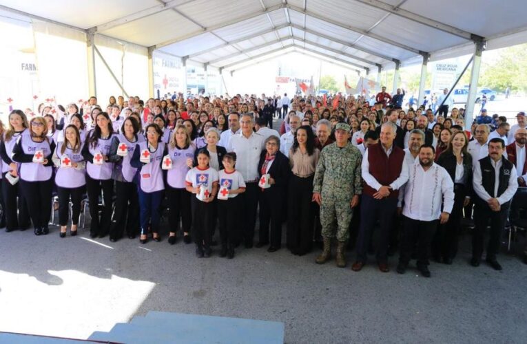 Arrancan Américo y María Colecta Anual 2025 de la Cruz Roja; invitan a sumarse