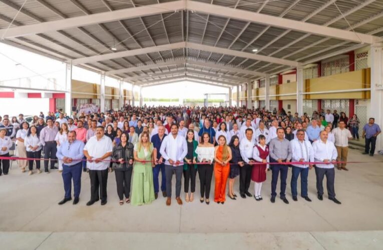 Inauguró Alcalde de Reynosa el CBTIS 302 «Dra. Maki Esther Ortiz Domínguez»