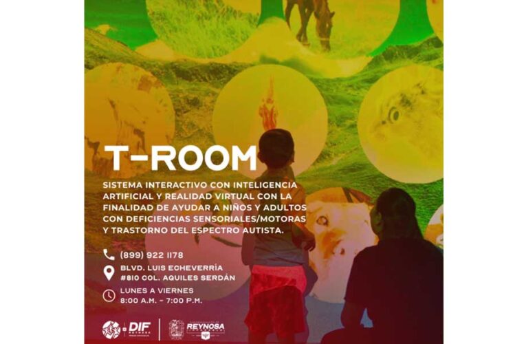 Impulsa DIF Reynosa la inclusión con servicio de T-Room