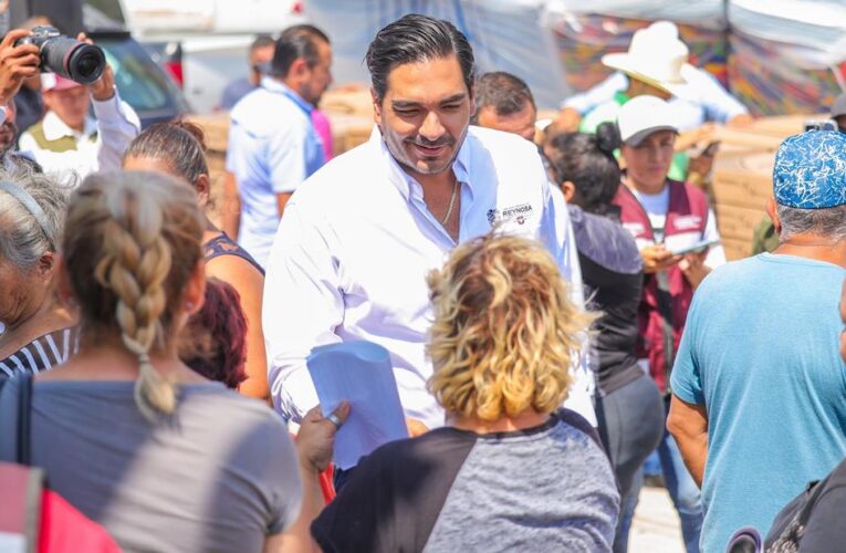 Un abrazo de esperanza del Presidente Carlos Peña Ortiz a familias de colonia La Presa