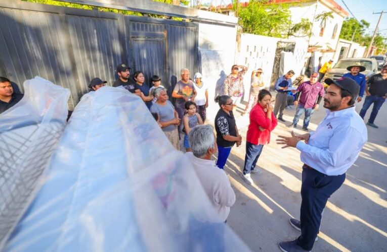 Llevó el Alcalde Carlos Peña Ortiz porgrama emergente del Municipio a la colonia Roma