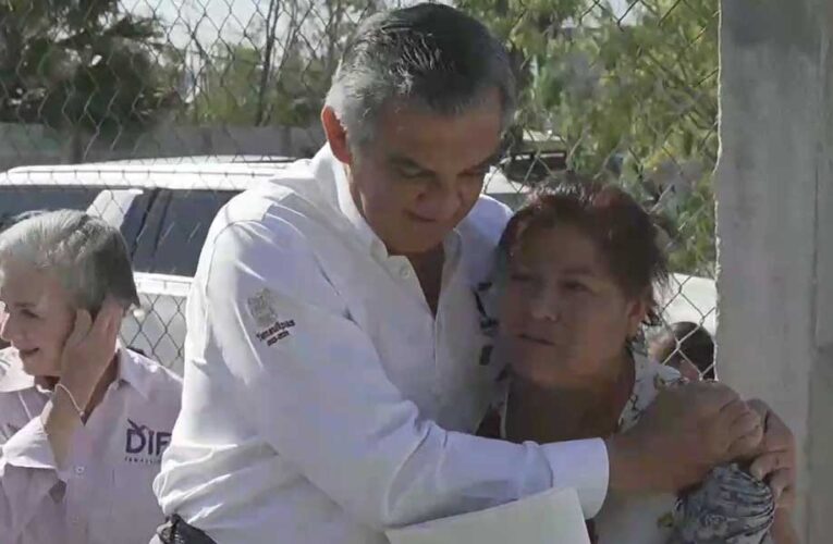 Entrega de apoyos a familias de Reynosa, Tamaulipas