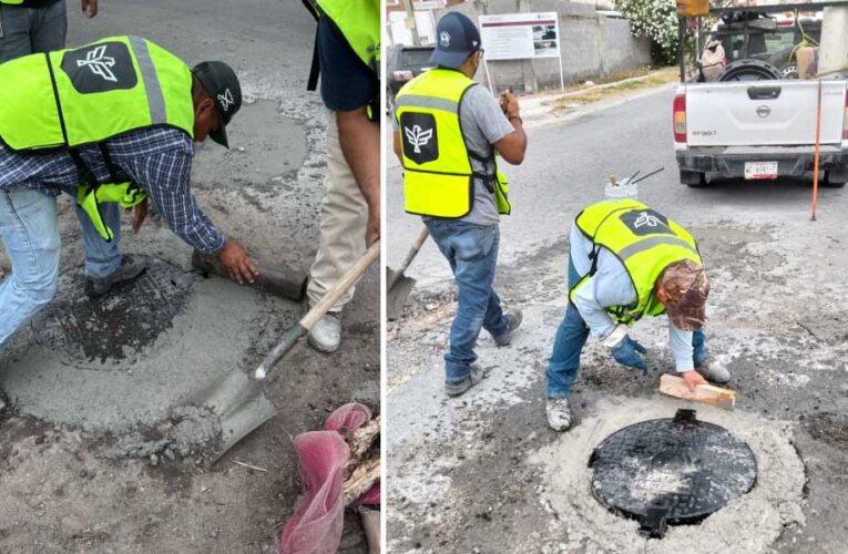 Instaló COMAPA tapas de alcantarilla en distintos puntos de la ciudad