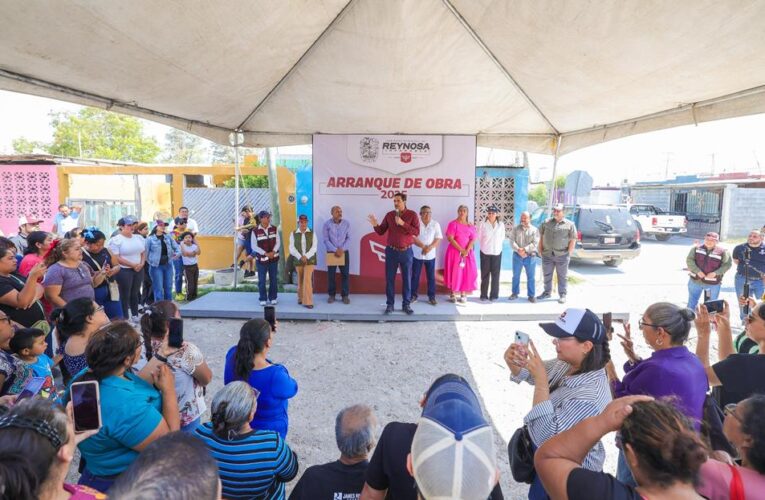 Inició Carlos Peña Ortiz pavimentación hidráulica por más de 7 MDP