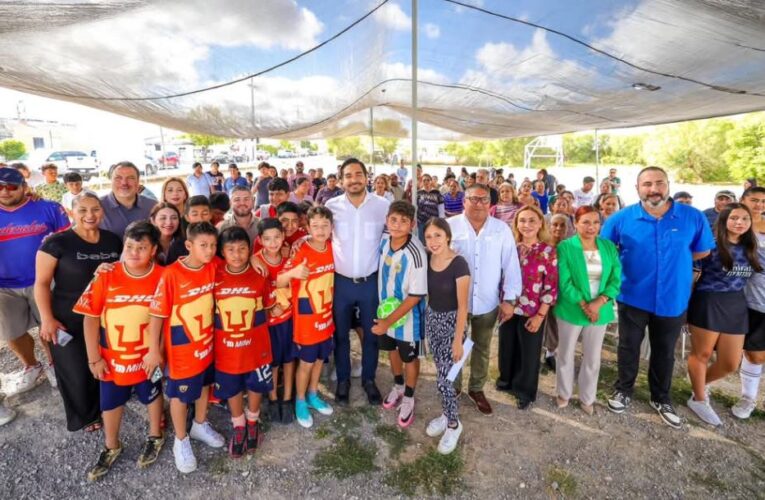 Continúa Gobierno de Reynosa construyendo espacios deportivos