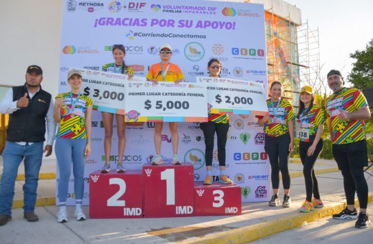 Reconoce DIF Reynosa el respaldo solidario de empresas en carrera con causa