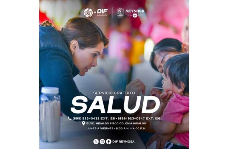 Invita DIF Reynosa a aprovechar servicios médicos gratuitos