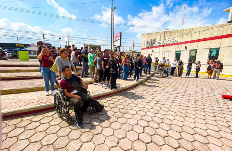 Participa DIF Reynosa en Simulacro Nacional 2025
