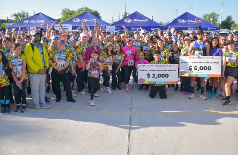 Realizan DIF-Reynosa y Voluntariado «Corriendo Conectamos 2025», promoviendo el deporte y fortaleciendo a la familia