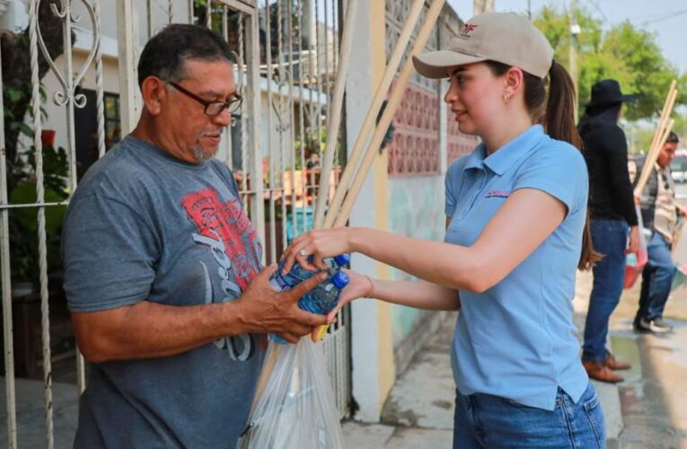Llevan DIF Reynosa y Voluntariado con respaldo de ciudadanos apoyo a familias afectadas por las lluvias