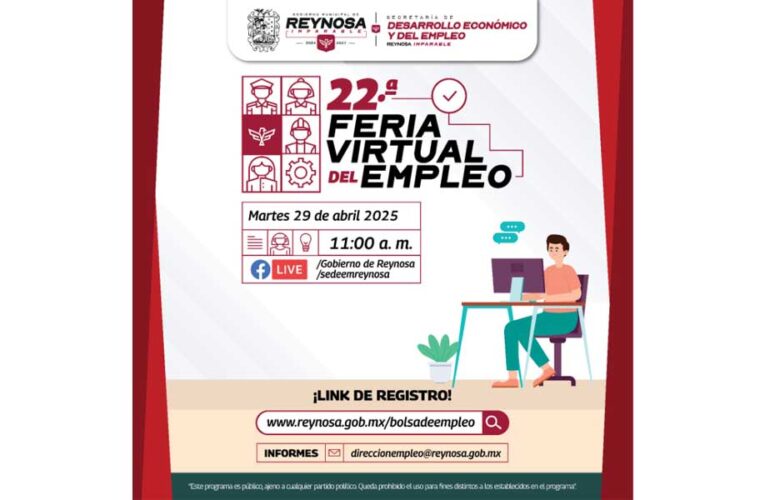 Promueve Alcalde Carlos Peña Ortiz Feria Virtual de Empleo