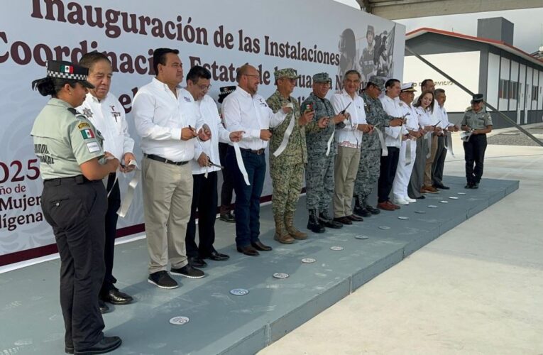 Inauguran gobernador y mandos militares, instalaciones de la Guardia Nacional en Tamaulipas