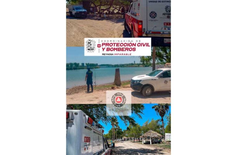 Mantiene Protección Civil vigilancia en La Playita de Reynosa