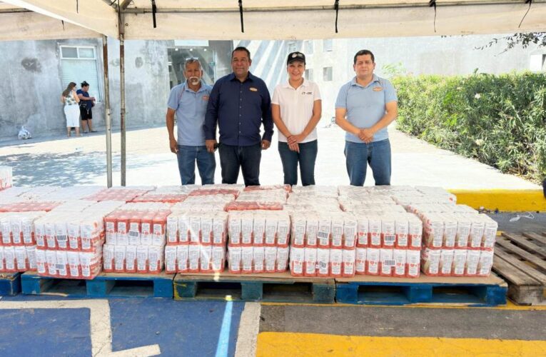 Reconoce DIF Reynosa solidaridad de la empresa Minsa ante contingencia