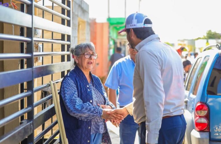 Encabezó Alcalde de Reynosa amplio recorrido en La Joya