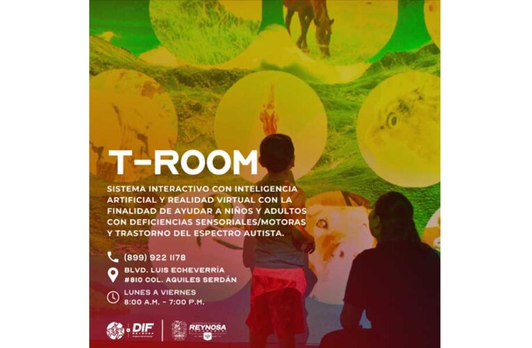 Cuenta DIF Reynosa con innovación tecnológica en T-Room