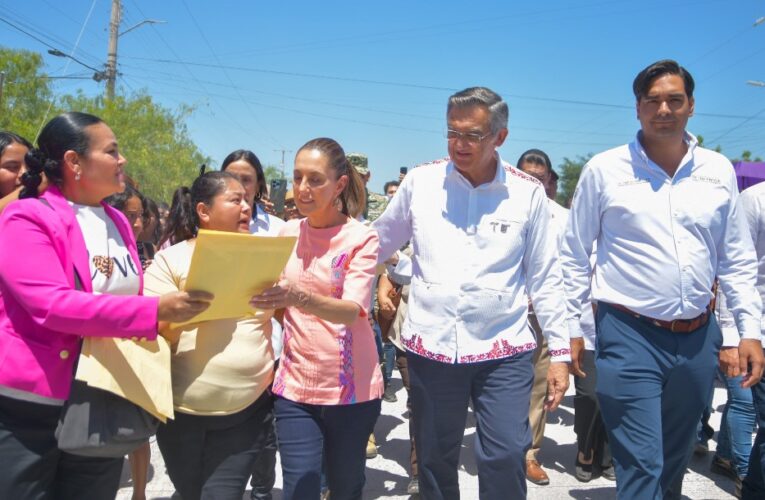 «Vamos a apoyar al Presidente Municipal y al Gobierno del Estado en lo que se necesite» Claudia Sheinbaum Pardo
