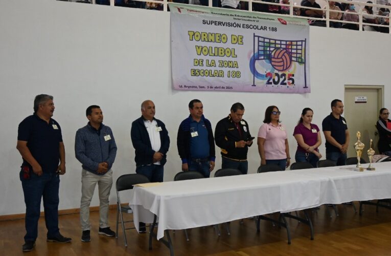 Se llevó a cabo Torneo de Voleibol Escolar en el Polideportivo Reynosa