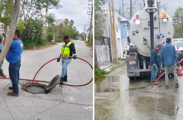 Realizó COMAPA sondeo de drenaje sanitario en la colonia Las Delicias