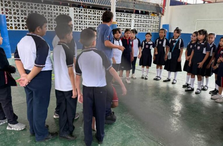 Lleva Gobierno de Reynosa activación física a escuelas