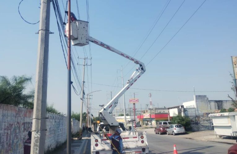 Mejora Gobierno de Carlos Peña Ortiz alumbrado público en Reynosa