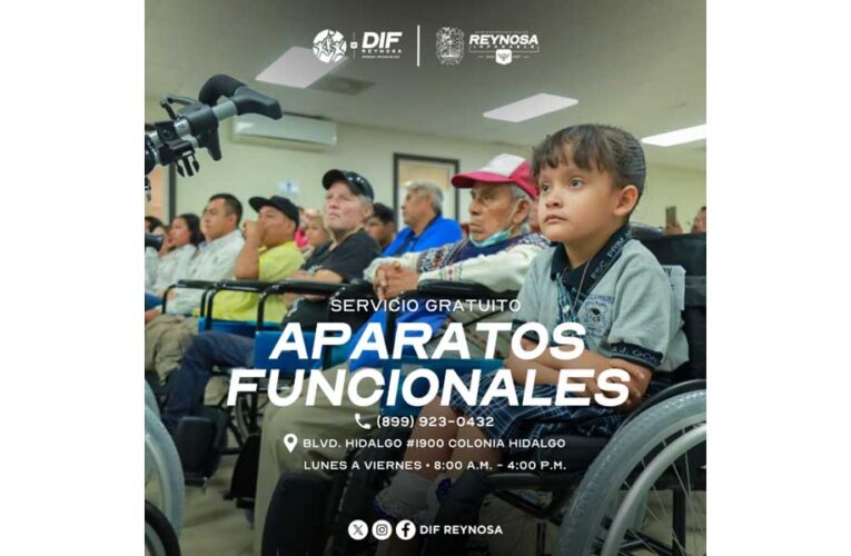 Cuenta DIF-Reynosa con campaña permanente de aparatos funcionales