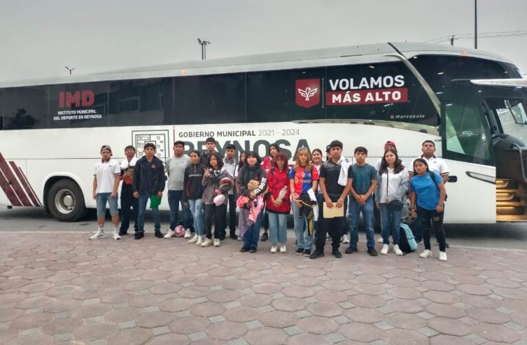 Apoya Gobierno de Reynosa traslado de estudiantes a encuentros deportivos